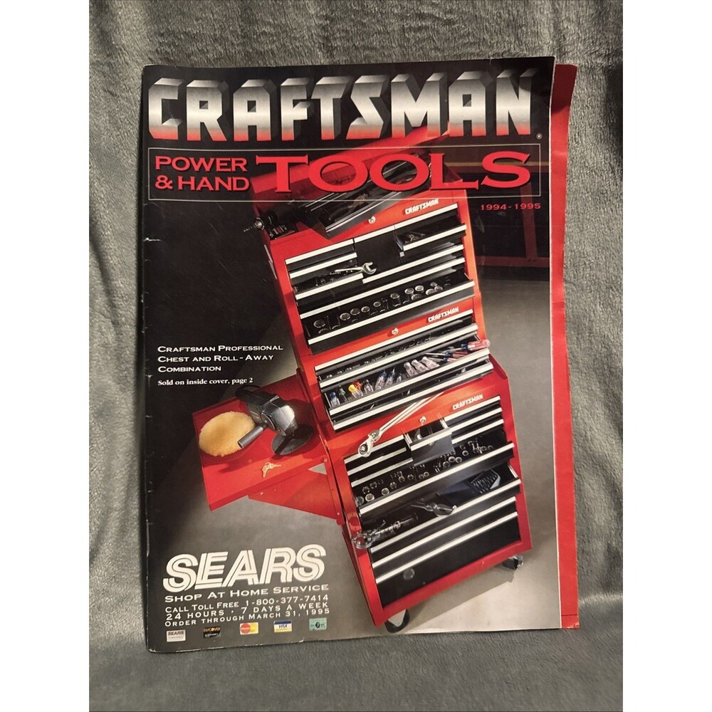 Vintage Sears Craftsman 1994-95 Power and Hand Tools Catalog, 149 pages